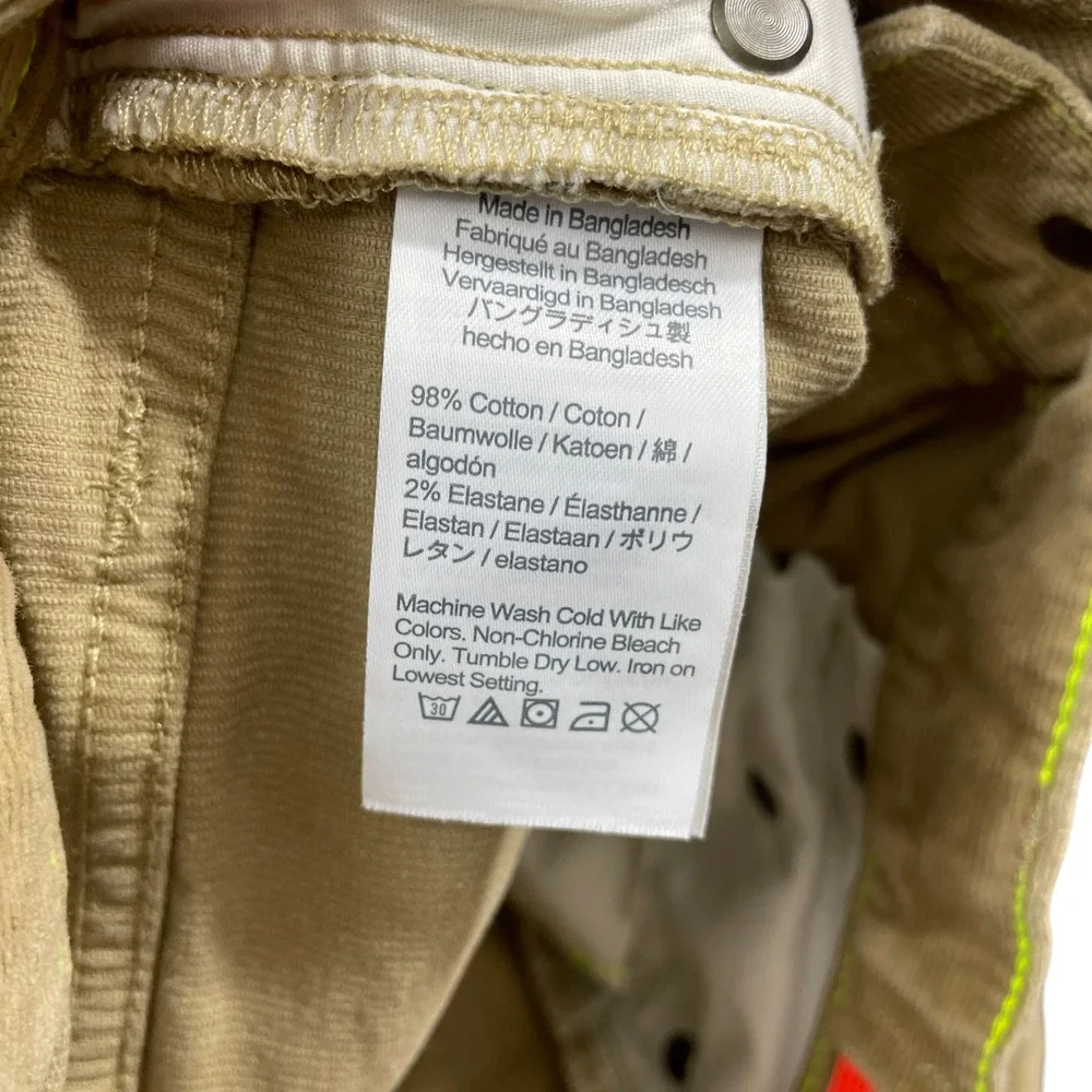 Crew‎ Cuts J Crew Boys 12 Adjustable Waist Beige Cords Cotton Blend